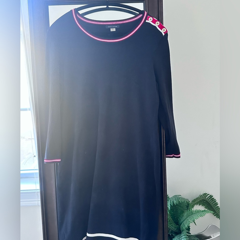 Knit sweater dress